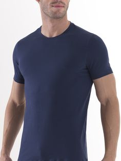 T-Shirt in Navy Sizes S to XXL Aura