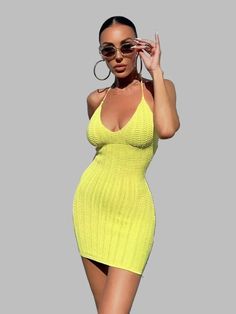 Elasticity: Slight Strech Sleeve Style: Spaghetti Strap Fabric Type: Polyester Pattern Type: Solid Fit Type: Slim Outfit Collection, Monokini Swimsuits, Denim Maxi Skirt, Backless Mini Dress, Crochet Design, Denim Romper, Activewear Sets, Maxi Dress Formal, Pullover Designs