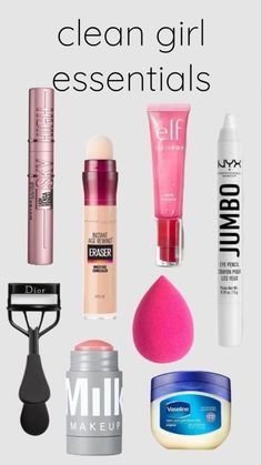 Clean Girl Essentials, Vanity Inspiration, Girl Essentials, Loreal Makeup, Makeup Bag Essentials, Makeup Help