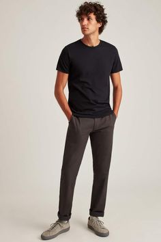 The luxe, breathable performance t-shirt formerly known as Jetsetter. New name, same elevated claim to fame. Free shipping & returns! Claim To Fame, Xmas 2024, New Names, Soft Hands, Grey Shirt, Pima Cotton, Fabric Care, Your Style, Fitness Models