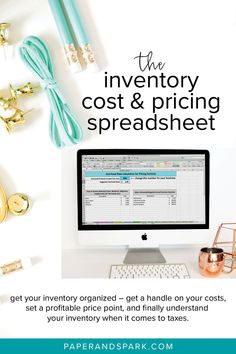 the inventory cost & pricing spreadsheet