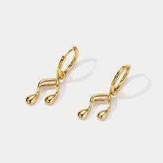 These luxurious Musical Note earrings are crafted from the finest materials, designed to enhance your style with subtle sophistication. Boasting exceptional craftsmanship and striking details, these elegant earrings will bring a touch of musical grace to any ensemble. DETAILS Plating: 18K Gold Materials: 18K Gold on Brass Size: 1.34"*1.34"(34mm*34mm) Weight: 4.53g Music Note Earrings, Cat Pendant Necklace, Unique Gift Wrapping, Horses Pendant, Musical Note, Cat Pendants, Music Note, Globe Pendant, Locket Necklace