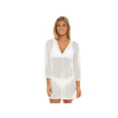 Whether you're poolside or at the beach you'll love this women's mesh cover-up tunic from Jordan Taylor. Whether you're poolside or at the beach you'll love this women's mesh cover-up tunic from Jordan Taylor.Finding the perfect fit and size for women's clothing requires basic measurements of your chest, waist, hips and inseam. Use this guide to learn more about sizing and everything Kohl's has to offer in women's fashion. Sheer, textured construction V-neck 3/4-length bell sleevesFIT & SIZING L Long Sleeve Poolside Cover-up For Vacation, Lightweight V-neck Cover-up For Beachwear, Sheer Swimwear For Spring Beach Season, Sheer Swimwear For Beach Season Vacation, Sheer Swimwear For Spring Beach Outings, Spring Sheer Swimwear For Beach, Spring Beach Swimwear With Sheer Details, Sheer Swimwear For Vacation And Beach Season, Sheer Beachwear Swimwear