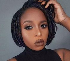 Do you want to make your image bright and memorable? These trendy ♥ BOB BRAIDS ♥ styles will help you to stand out from the crowd. At the same time, caring for the hair will not take a lot of time. Read on to learn more! Trendy We Fryzurach, Blonde Box Braids, Short Box Braids, Jumbo Box Braids