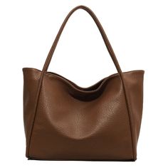 SPECIFICATIONSBrand Name: NoEnName_NullHandbags Type: Shoulder BagsTypes of bags: Shoulder & HandbagsMain Material: PULining Material: POLYESTERShape: SatchelsPlace Of Origin: HE BEI ProvincePlace Of Origin: HE BEI ?ProvinceOrigin: Mainland ChinaCN: HebeiHardness: SOFTPattern Type: SolidInterior: Cell Phone PocketDecoration: noneExterior: noneOccasion: VersatileClosure Type: haspGender: WOMENStyle: CasualModel Number: ANumber of Handles/Straps: Single Solid Color Bags For Fall Errands, Large Capacity Brown Satchel Bag, Brown Satchel Bag With Large Capacity, Brown Large Capacity Satchel Bag, Large Capacity Brown Shoulder Bag For Fall, Large Brown Satchel For Daily Use, Brown Large Capacity Shoulder Bag For Fall, Brown Large Capacity Satchel For Errands, Solid Faux Leather Bags For Errands