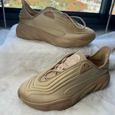 Reposhing This Item Fits 9 More Than 8.5. Loved It, Questions? Leave A Comment Below! Adidas Comfortable Sneakers With Textured Sole, Comfortable Adidas Slip-on Sneakers, Shoes Adidas, Tan Color, Adidas Shoes, Leave A Comment, Adidas Women, Womens Shoes Sneakers, Adidas Sneakers