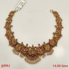 Antique Necklace Gold, Gold Designs, Bride Jewellery, Fashion Books