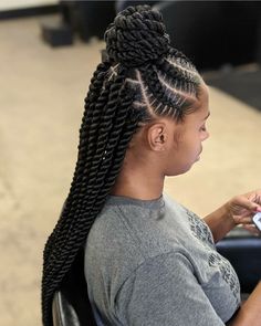 Rope Twist Hairstyles For Black Women Locs, How To Do Rope Twist Braid, Rope Twist Hairstyles For Black Women, Small Rope Twist, Large Rope Twist, Senegalese Hairstyles, Rope Twist With Beads, Rope Twist Braids, Rope Braids