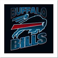 the buffalo bills logo on a black shirt