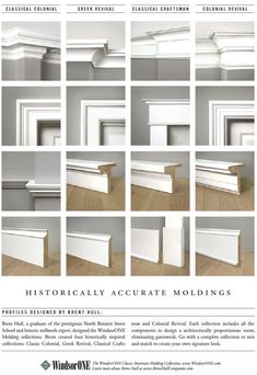 the instructions for how to install moldings