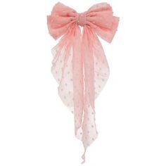 Dimensions: 15" x 6.5" Material: Fabric Color: Pink Quantity: 1 Add a little excitement to your present with this Long Dotted Gift Bow! This fabric gift bow has a sheer body with doubled loops on either side and two long, beautiful tails underneath. Plus, it has nice textured dots on top that give it an extra wow factor. Attach this bow to a gift bag or gift box for the perfect embellishment! Gift Wrap Ribbon, Gift Bow, Baking Gifts, Jewelry Beaded, Gift Bows, Tree Diy, Wow Factor, Big Bows, Dollar Tree Diy