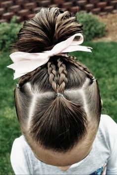 Easy Toddler Hairstyles, Teenage Hairstyles, Cool Hairstyles For Girls, Girls Hairstyles Easy, Toddler Hairstyles Girl