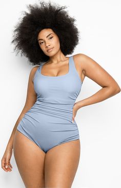 Smart Sculpt Plunge Cutout Swimsuit | Enhance Your Summer Look | Swim Sauna Waist Trainer, African Hair Wrap, Shaping Swimsuit, Colorblock Swimsuit, Tummy Shaper, Apple Body Shapes, Ruched Swimsuit, Shapewear Dress, Backless Swimsuit