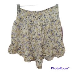 Wild Fable Floral Shorts, Flowy, Multi Colored-Cream, Blue And Yellow, Very Comfortable, Juniors Size M, Nwt Style Tags: Floral Shorts, Flowy Shorts, Comfortable, Vacation, Beach, Juniors Yellow Floral Print Vacation Bottoms, Yellow Bottoms With Floral Print For Spring, Yellow Floral Print Bottoms For Spring, Vacation Yellow Floral Print Bottoms, Summer Floral Print Yellow Bottoms, Yellow Floral Print Summer Bottoms, Yellow Floral Print Shorts, Yellow Summer Bottoms With Elastic Waistband, Summer Yellow Bottoms With Elastic Waistband