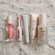 Ready Aesthetic, Glossier Makeup, Makeup Bag Essentials, Sephora Skin Care, Coquette Girl, Glossy Makeup, Makeup Aesthetic, Lip Products, Aesthetic Coquette