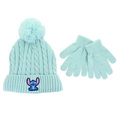 The Kid's Disney Stitch Knit Hat and Glove Set allow your child to stand out in the winter crowd with their favorite Disney character. Whether they're off to school, playing in the snow, or simply enjoying outdoor adventures, this set is the perfect way for them to express their adoration for Stitch's adorable antics. Don't miss the chance to make winter extraordinary for your little Stitch fans. Shop our Kid's Disney Stitch Knit Hat and Glove Set now and let the magic of Stitch brighten their winter days! cable-knit hat and glove set knit pom on top fold-up cuff sherpa lining one size fits most youth 100% acrylic shell, 100% polyester lining Off To School, Playing In The Snow, Cable Knit Hat, Disney Character, Disney Stitch, Shoe Show, Winter Days, Stitch Disney, Winter Day