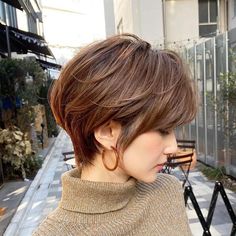 Japanese Short Hair, Short Brown Hair, Asian Short Hair, Shot Hair Styles