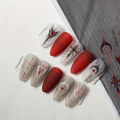 Get into the holiday spirit with these festive nail designs! From playful candy cane stripes to elegant snowflakes, there's a design for every mood. Are you feeling naughty or nice this Christmas? #ChristmasNails #HolidayNails #NaughtyOrNice #FestiveFingers #NailArt #WinterWonderland #MerryManicure #DeckTheNails #JingleAllTheWay #NailGoals Christmas Nail Art Designs