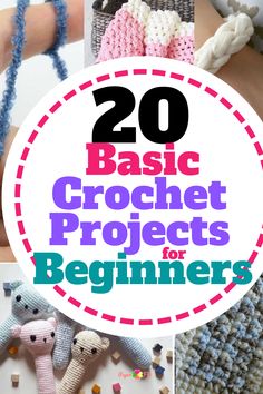 20 basic crochet projects for beginners that are easy and fun to make