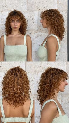 Curly Haircuts 2023 Trends, Lion Haircut Women Curly, Wolf Cute Curly Hair, Wolf Cut Ricci, Natural Curly Shag Haircut, Shaggy Curly Hair With Bangs, Shaggy Curly Haircuts, Short Curls With Bangs, Curly Wolf Cut With Curtain Bangs