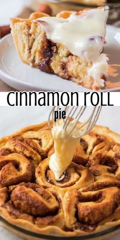 cinnamon roll pie Best Homemade Cinnamon Rolls, Fried Pastry, Decadent Dinner, Best Cinnamon Rolls, Homemade Cinnamon Rolls, Break Fast, Cinnamon Rolls Homemade, Sweet Rolls