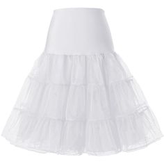 PRICES MAY VARY. 【SOFT MATERIAL】: This women 50s vintage petticoat outer material is made of layers premium organza, smooth and puffy. The opaque lining is soft and skin friendly, and it won't be itchy at all. Waist material is comfort, softness, and elasticity, suitable for most women. This is a perfect petticoat to add volume to 50s vintage dress. 【PETTICOAT SIZE】 :The tulle petticoat underskirt length: approx 25.6"(65cm). Size small waist: could cover approx.23.6~27.6"(60cm~70cm). Size medium 1950 Dress, Ballet Wedding, White Petticoat, Prom Skirt, Net Skirt, 50s Fashion Dresses, Robes Vintage, Vintage Dresses 50s, Half Slip