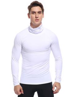 Sizing: True to size Material composition: 86% Polyester, 14% Elastane/Spandex Clothing type: H Material: Polyester Pattern: Letter Fabric elasticity: Slight elasticity Season: Four Seasons Weaving type: Knit Style: Leisure Weight: 350 g Pocket: No-back-pocket Discover the latest Men's high-neck high-elastic tight sports long-sleeved T-shirt, crafted with 86% Polyester and 14% Elastane for ultimate comfort and flexibility. This stylish and form-fitting top is perfect for workouts, sports activit Party Dresses Night, Tough Workouts, Men's Robes, Youth Clothing, Running Sports, Womens Robes, Night Out Dress, Christian Clothing, Shop Swimwear