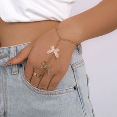 Material: Alloy Fashion Element: Line Style: Sweet and Cool Style Snake White, Upper Arm Cuff, Upper Arm Cuffs, Golden Snake, Iron Water, Butterfly White, Golden Butterfly, Butterfly Bracelet, Rose Gold Chain