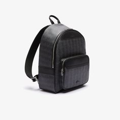 Men’s The Blend Monogram Canvas Backpack - Men's Backpacks - New In 2023 | Lacoste Lacoste Backpack, Lacoste Store, Canvas Backpack Men, Urban Backpack, Monogram Backpack, Daypack Backpack, Wool Pea Coat, Wool Peacoat, Lacoste Men