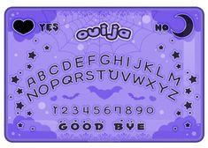 a purple halloween themed alphabet and numbers with bats, stars, and hearts on it