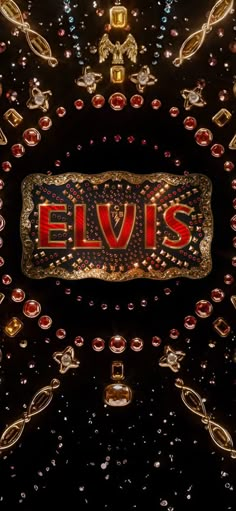 Elvis movie logo with diamonds Austin Butler Wallpaper, Elvis Presley Aesthetic, Elvis Presley Priscilla, Elvis Has Left The Building