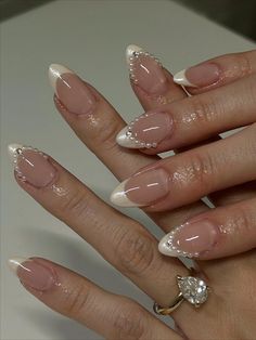 Fest Temaer, Graduation Nails, Nude Nail Designs, Makeup Idea, Nails Wedding, Nail Length, Bridal Nails