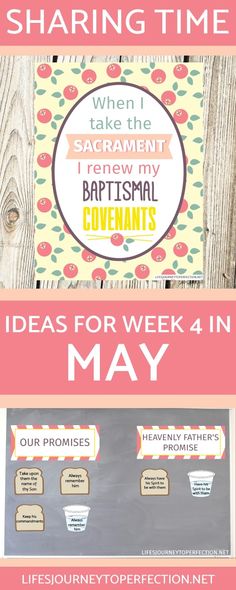 a poster with the words, sayings and pictures on it for each month of may