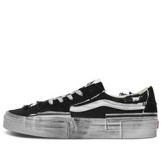 Vans SK8-Low Reconstruct 'Black White' VN0009QSBP7 Vans Sk8 Low, Sk8 Low, Custom Sneakers Diy, Diy Sneakers, Custom Sneakers, Vans Sk8, Black White, Black And White, My Style