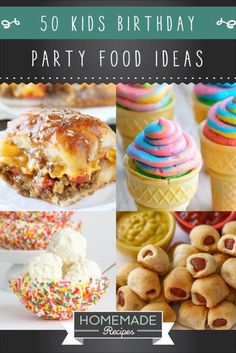 birthday party food ideas for kids