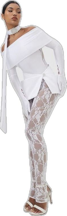 Fitted Lace Trim Legwear For Party, Elegant Fitted Tights With Lace Trim, Spring Fitted Tights With Lace Trim, Elegant White Stretch Legwear, Party Tights With Lace Trim, Fitted Lace Trim Tights For Party, Fitted Lace Tights For Party, Elegant White Winter Legwear, Winter Lace Fitted Legwear