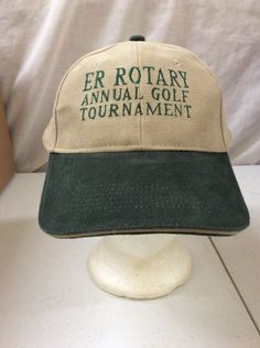 Find Trucker Hat Baseball Cap Vintage Hook And Loop Er Rotary Annual Golf Tournament on eBay in the category Clothing, Shoes & Accessories>Men>Men's Accessories>Hats. Casual Flat Bill Baseball Cap For Golf, Vintage Golf Hats, Cotton Golf Cap, Shooter Mcgavin, Retro Golf, Golf Inspiration, Masters Golf, Vintage Hooks, Golf Design