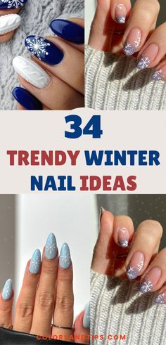 Step into 2024 with the trendiest winter nail designs! Discover the best cute, simple, and trendy winter nail ideas. Explore elegant designs in acrylic or gel which will keep you looking stylish all season long. Get inspired by these trendy winter nail designs. Winter nails, Short winter nails, Red winter nails, Fun nails, Trendy nails, Winter inspo, Winter 2024 designs, Icy blue nails, Holiday nails, winter nails 2024, winter nails acrylic, simple winter nails, new year nails, xmas winter nails Winter Nails Acrylic Simple, Easy Winter Nail Designs, Trendy Nails Winter, Red Winter Nails, Icy Blue Nails, Winter Nails Red, Winter Nails Short, Cozy Nails, Short Winter Nails