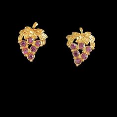 Brand New In Box! Check Out My Bundle Discount! Put Four Or More Items In Your Bundle And I'll Also Give Free Shipping! Grapes Earrings Gold, Avon Jewelry Vintage, Grape Earrings, Woodstock Ga, Embroidered Blouse Designs, Avon Jewelry, Ear Rings, Earrings Stud, Vintage Avon