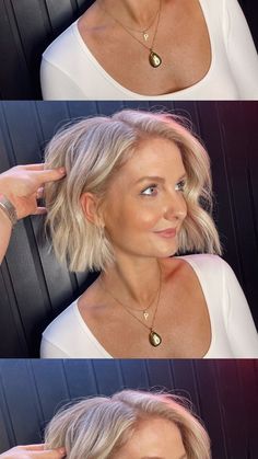 So this Monday I headed into the new @andrewpriceswansea salon to get a fresh new blonde colour and a bit of a restyle… and I absolutely… | Instagram Daily Outfit Ideas, Babylights Hair, Blonde Lob, Work Hair, Print Bedroom, Wavy Bobs, Work Hairstyles, Hair Videos Tutorials