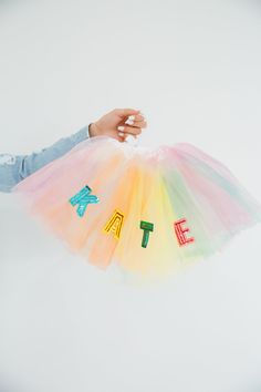 MINI KIDS CUSTOM MULTICOLOR TUTU Tutu skirt Judith March ONE SIZE (12MO-5Y) Tutu Material, Multicolor Sequins, Letter Patches, Judith March, Southern Charm, Tutu Skirt, Birthday Outfit, Be Perfect, West Coast