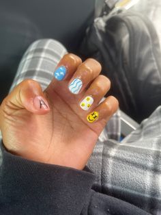 Masc Nails, Short Nail Inspo, Bday Nails, Short Nail Manicure, Edgy Nails