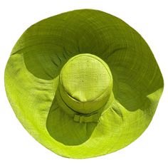 "Welcome to our Etsy shop! We are delighted to present our wide brim green straw sun hat perfect for sun protection and keeping you cool in the summer months. Handcrafted with care this bright green hat is stylish, easy to wear, great for travel and a best seller!  Otherwise known as the Mimosa this hat features a flexible brim that can be styled into any shape you like - so it's lots of fun! Whether it's for a wedding, hanging out at the beach with friends or pottering around in the garden you can move the brim to suit your needs and cover the back of your neck. The wide brim offers great sun protection 16 cm (6\") wide, providing ample sun protection and shade for your face and shoulders. Our handmade hats are made from high quality natural palm straw so they are soft, lightweight and ea Straw Crafts, Wide Brim Straw Hat, Raffia Hat, Womens Hat, Metal Fish, Straw Sun Hat, Beach Friends, Wide Brim Sun Hat, Green Hat