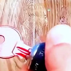 a person holding a toothbrush in front of a toilet paper roll with an american flag design on it