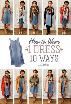 Chambray Dress Outfit, Denim Dress Outfit, Teaching Outfits, Hacks Clothes, Dresses Modest, Dresses Outfits, Fashion Hacks, Chambray Dress, Looks Chic