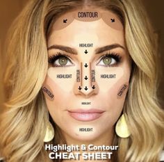 Makeup Tutorial For Older Women Over 50, Contour Makeup For Beginners Over 40, Nail Options, Contouring Makeup, Highlight And Contour, Kylie Makeup, Eyeshadow Ideas