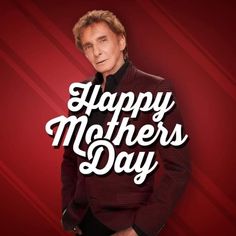 a man with his hands in his pockets and the words happy mother's day