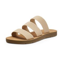 Add a fancy sparkle to your wardrobe with this gorgeous slide sandal! Featuring stylish triple-strap design, durable PU outsole, pu upper, and padded cushion insole for all occasions. It's always summer when you put on the classic style and reliable comfort of the Dream Pairs sandals. Size: 6.  Color: Beige.  Gender: female.  Age Group: adult. Shoes For Girls, Flip Flop Shoes, Cheap Shoes, Platform Wedge Sandals, Womens Wedges, Platform Wedge, Pump Sandals, Women's Sandals, Platform Wedges