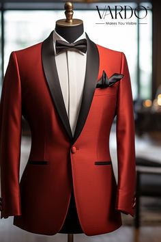 >>ORIGINAL ARTWORK AND CONTENT, PLEASE DO NOT COPY<< Men Suits, Suits For Man, Classic Red Two-Piece Tuxedo Suit for Men - Events Classic Wedding Attire, Wedding Suit, Double Breasted, Formal Fashion Slim Fit Suit Description: Elevate your style quotient with our Classic Red Two-Piece Tuxedo Suit for men, a flawless blend of sophistication and fashion-forward design. This dashing ensemble is meticulously crafted to make a lasting impression at any formal event. Tailored to perfection, this red tuxedo suit exudes confidence and charisma. The jacket features a modern slim fit, accentuating your silhouette, while the flat-front trousers complete the ensemble with a sleek finish. Whether it's a gala, wedding, or a special celebration, this two-piece suit is your ticket to turning heads. Key Fe Classic Red Suit For Groom, Classic Red Tuxedo For Groom, Classic Red Suits For Groom, Red Tuxedo Style Three-piece Suit For Party, Classic Red Tuxedo With Suit Collar, Luxury Red Tuxedo, Classic Red Tuxedo For Semi-formal Occasions, Elegant Tailored Red Three-piece Suit, Red Tailored Tuxedo For Semi-formal Occasions