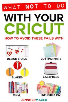 what not to do with your cricut how to avoid these falls with